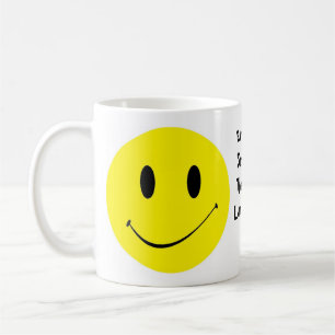 Retro  Face Happy Smile Mok Cup