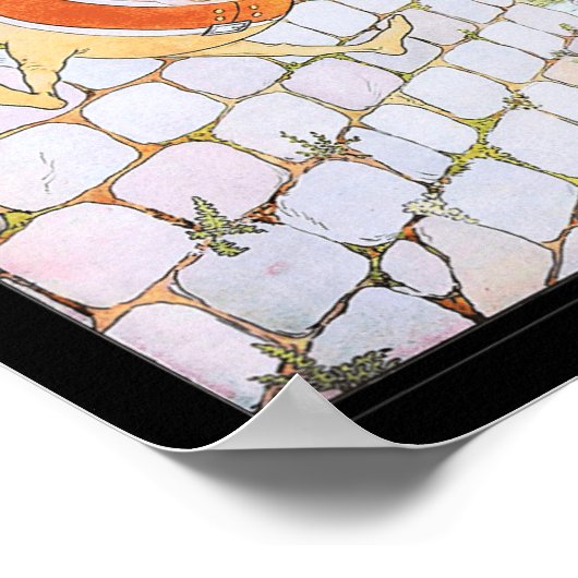 Retro Fairy De Grote Herfst Humpty Dumpty 1 Poster (Hoek)