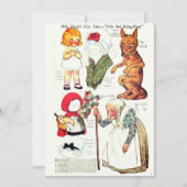 Retro Fairy Tale Halloween 🎃 Papier Poupées Merci (Devant)