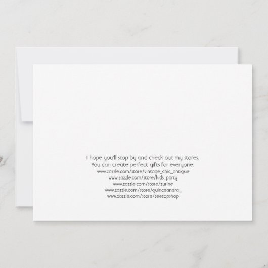 Retro Fairy Tale Halloween 🎃 Papier Poupées Merci (Dos)