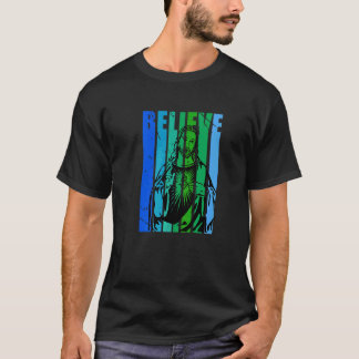 Retro Faith Christelijke Jesus Church  Distres T-shirt