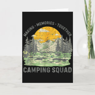 Retro familie camping bemanning Est 2025 Camper Ka Kaart