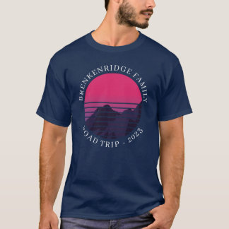 Retro Familie Road Trip Custom T-shirt