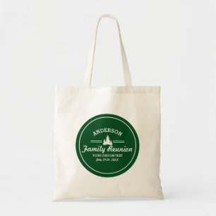 Retro Family Reunion of Trip   Rustische pinebomen Tote Bag