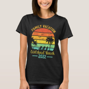  Retro Family Vacation 2022 California Carl T-shirt