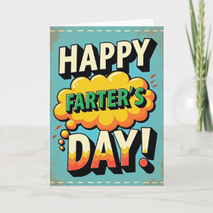 Retro Farters Day Grafische Kaart