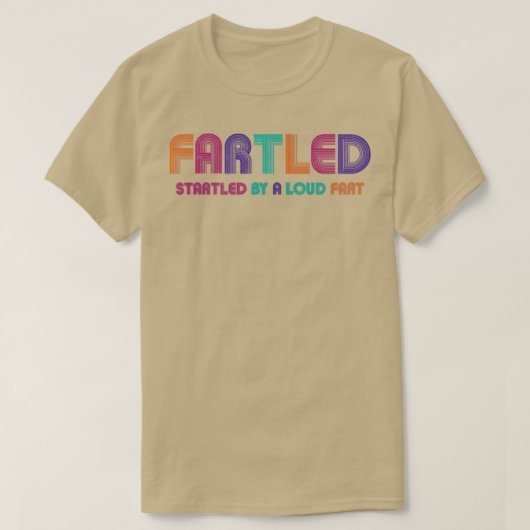  Retro Fartled T-shirt (Design voorkant)