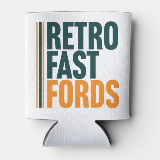 Retro Fast Fords Blikje Koeler (Voorkant)