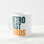Retro Fast Fords Classic Mug (Devant gauche)