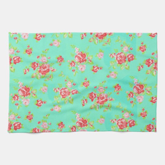 Retro Fathers Day Kitchen Towel Theedoek (Horizontaal)