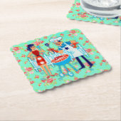 Retro Fathers Day Onderzetters (Gebogen)