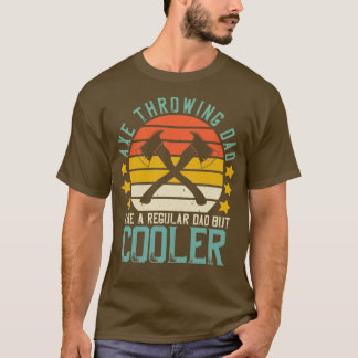 Retro Fatherx27s Dag Ax die pap als een regul gooi T-shirt