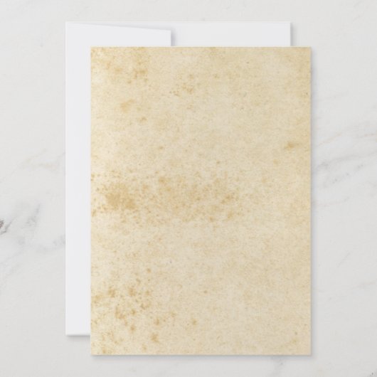 Retro Feather Banner Theme Afstuderen Aankondiging (Achterkant)