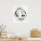 Retro Feminist Humor poster (Cuisine)
