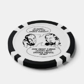 Retro Feministische Humor poker chips (Enkel)