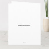 RETRO FEMME ROSE FOUR ANNIVERSAIRE GRANDE CARTE (Dos)