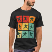 Retro Fencing For Christmas Srty Fencer Athlete T-shirt (Voorkant)