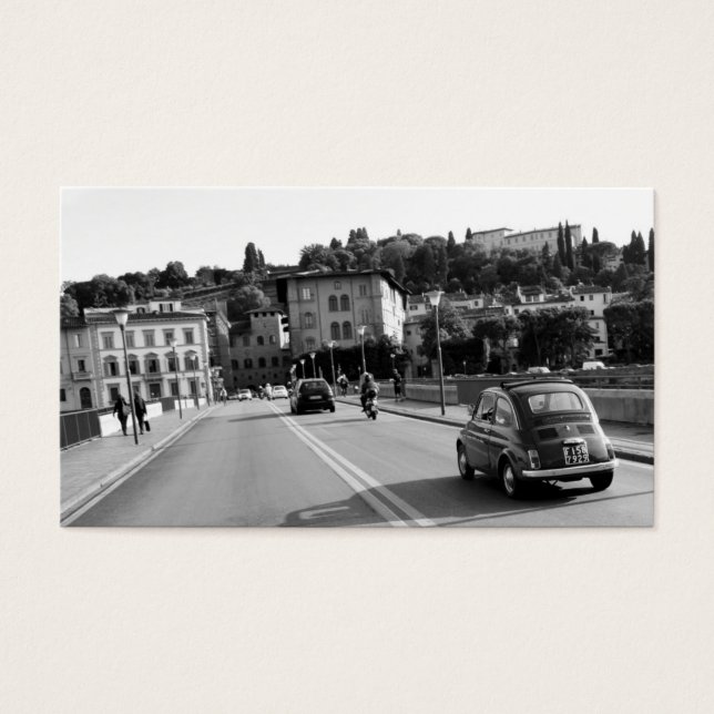 Retro Fiat 500 à Florence (Devant)