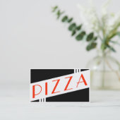 rétro fidélité de client de pizza (Debout devant)