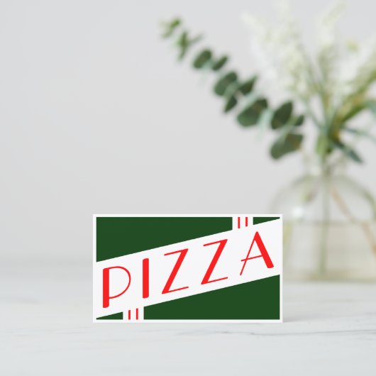 rétro fidélité de client de pizzeria (Debout devant)