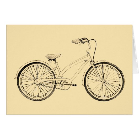 retro fiets (Voorkant Horizontaal)