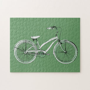 retro fiets legpuzzel