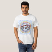 Retro fiets t-shirt (Voorkant volledig)