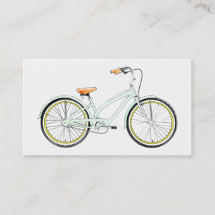 retro fiets visitekaartje