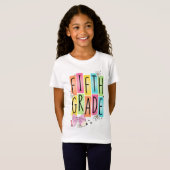 Retro Fifth Grade  T-shirt (Voorkant volledig)