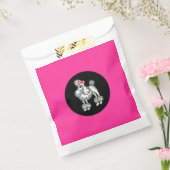 Retro Fifties Poodle Party Favor Goodie Tassen Bedankzakje (Gezegeld)