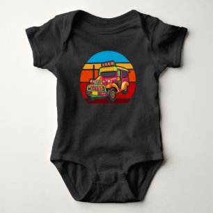 Retro Filippijnen Jeepney Truck Romper