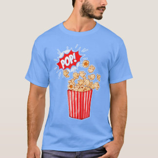 Retro Film Popcorn Liefhebber vintage T-shirt
