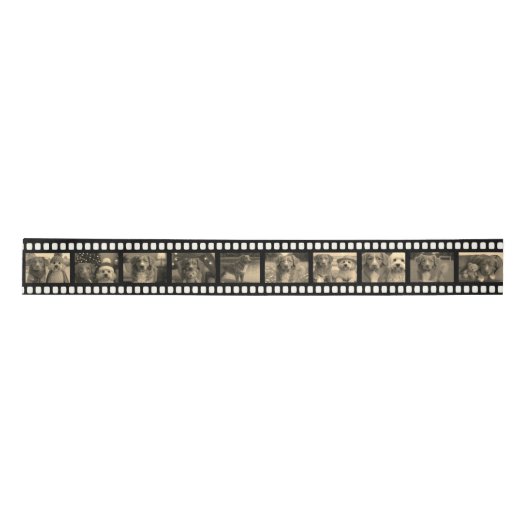 Retro Film Strip Gepersonaliseerde DIY 10 Afbeeldi Lint (Voorkant)