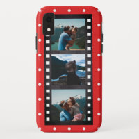 Retro Filmstrip Red Polka Dot Photo Collage