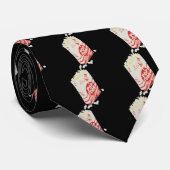 Retro  filmtheater Popcorn Stropdas (Opgerold)