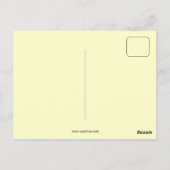 retro Finale schattige vis Italiaanse reis en rei Briefkaart (Achterkant)