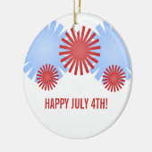 Retro Fireworks Ornament (Links)