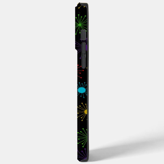 Retro Fireworks Starbursts Case-Mate iPhone Case (Achterkant / Links)