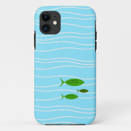 Retro Fish Hoesje-Mate iPhone Case