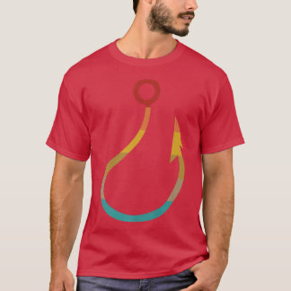 Retro Fish Hook Vist 2391 T-shirt
