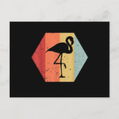 Retro  Flamingo | Cute Flamingo Lover Uitnodiging Briefkaart (Voorkant)