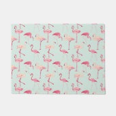 Retro-Flamingo patroon Deurmat (Voorkant)