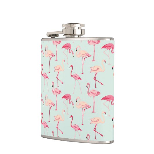 Retro-Flamingo patroon Heupfles (Links)