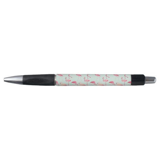 Retro-Flamingo patroon Pen (Voorkant)