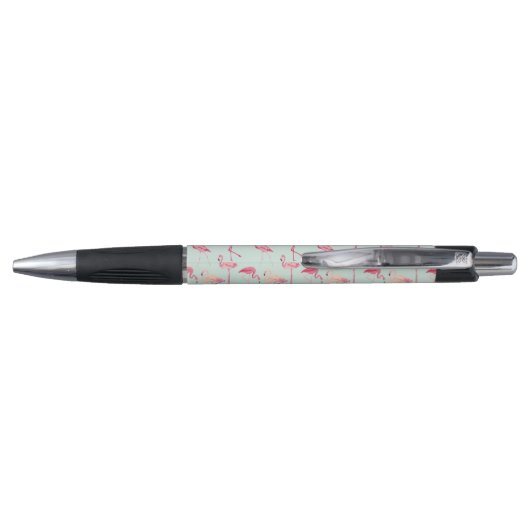 Retro-Flamingo patroon Pen (Achterkant)