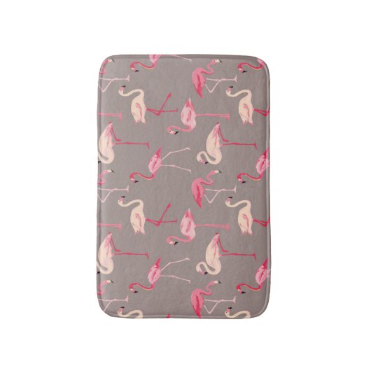 Retro Flamingos Badmat (Voorkant Verticaal)