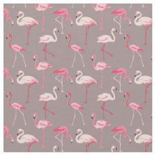 Retro Flamingos Stof