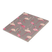 Retro Flamingos Tegeltje (Zijkant)
