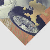 Retro Flappers in Paris Decoupage, Craft, Tissuepapier (Detail)