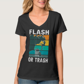 Retro Flash of Trash Rock klimmende mountainbould T-shirt